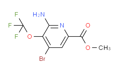 AM195679 | 1804525-91-4 | Methyl 2-amino-4-bromo-3-(trifluoromethoxy)pyridine-6-carboxylate