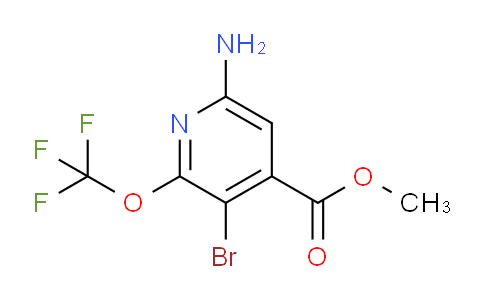 Methyl 6-amino-3-bromo-2-(trifluoromethoxy)pyridine-4-carboxylate