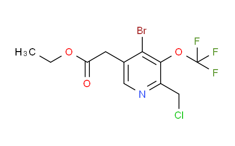 AM19569 | 1804545-41-2 | Ethyl 4-bromo-2-(chloromethyl)-3-(trifluoromethoxy)pyridine-5-acetate
