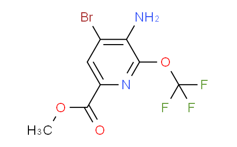 AM195699 | 1804526-21-3 | Methyl 3-amino-4-bromo-2-(trifluoromethoxy)pyridine-6-carboxylate
