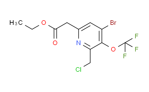 AM19570 | 1804635-46-8 | Ethyl 4-bromo-2-(chloromethyl)-3-(trifluoromethoxy)pyridine-6-acetate