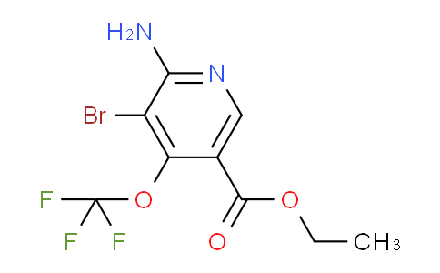 Ethyl 2-amino-3-bromo-4-(trifluoromethoxy)pyridine-5-carboxylate