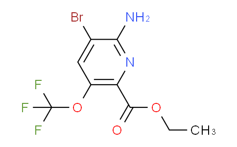 Ethyl 2-amino-3-bromo-5-(trifluoromethoxy)pyridine-6-carboxylate