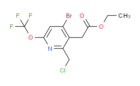 AM19573 | 1803999-12-3 | Ethyl 4-bromo-2-(chloromethyl)-6-(trifluoromethoxy)pyridine-3-acetate