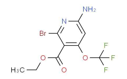 Ethyl 6-amino-2-bromo-4-(trifluoromethoxy)pyridine-3-carboxylate