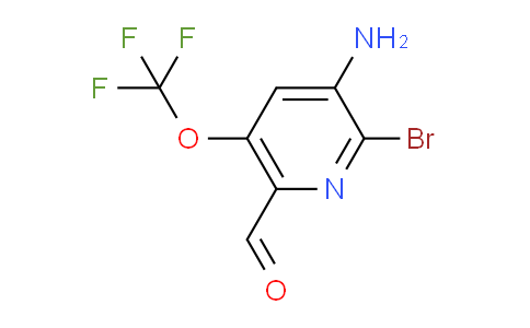 AM195739 | 1806175-21-2 | 3-Amino-2-bromo-5-(trifluoromethoxy)pyridine-6-carboxaldehyde