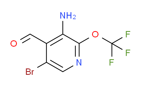 3-Amino-5-bromo-2-(trifluoromethoxy)pyridine-4-carboxaldehyde
