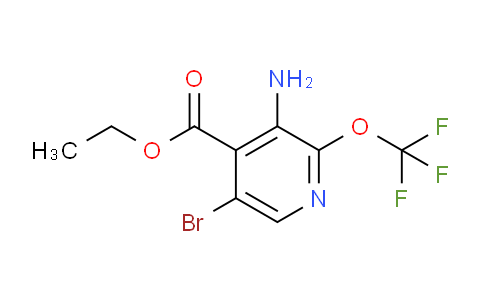 Ethyl 3-amino-5-bromo-2-(trifluoromethoxy)pyridine-4-carboxylate