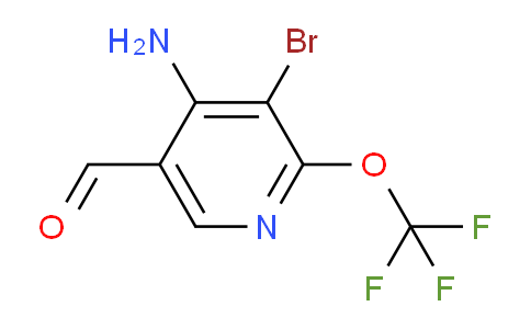 4-Amino-3-bromo-2-(trifluoromethoxy)pyridine-5-carboxaldehyde