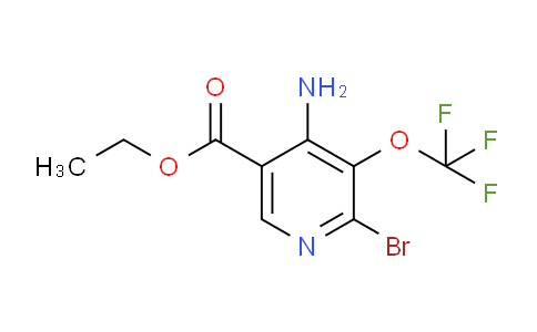 Ethyl 4-amino-2-bromo-3-(trifluoromethoxy)pyridine-5-carboxylate