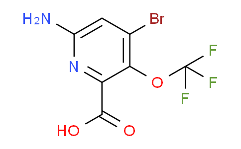 6-Amino-4-bromo-3-(trifluoromethoxy)pyridine-2-carboxylic acid