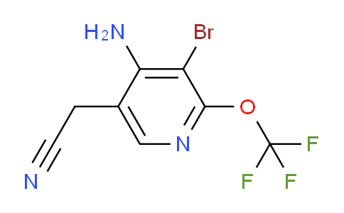 AM195778 | 1806138-35-1 | 4-Amino-3-bromo-2-(trifluoromethoxy)pyridine-5-acetonitrile