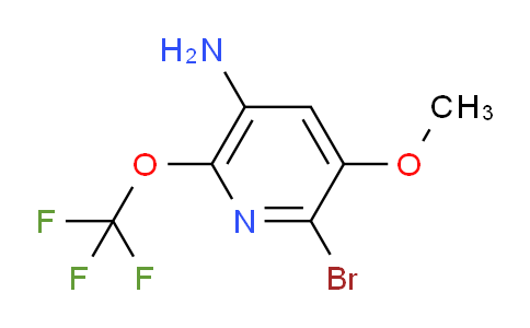 AM195798 | 1804525-85-6 | 5-Amino-2-bromo-3-methoxy-6-(trifluoromethoxy)pyridine