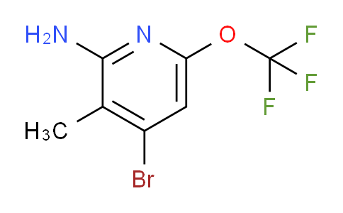 AM195805 | 1803455-65-3 | 2-Amino-4-bromo-3-methyl-6-(trifluoromethoxy)pyridine