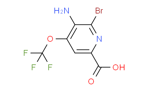 AM195809 | 1804525-14-1 | 3-Amino-2-bromo-4-(trifluoromethoxy)pyridine-6-carboxylic acid