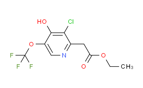AM19581 | 1806218-22-3 | Ethyl 3-chloro-4-hydroxy-5-(trifluoromethoxy)pyridine-2-acetate