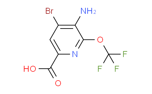 AM195815 | 1804004-50-9 | 3-Amino-4-bromo-2-(trifluoromethoxy)pyridine-6-carboxylic acid
