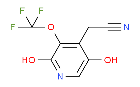 2,5-Dihydroxy-3-(trifluoromethoxy)pyridine-4-acetonitrile