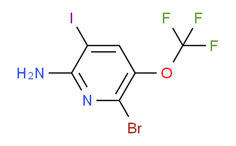 2-Amino-6-bromo-3-iodo-5-(trifluoromethoxy)pyridine