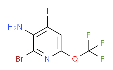 AM195829 | 1804587-19-6 | 3-Amino-2-bromo-4-iodo-6-(trifluoromethoxy)pyridine