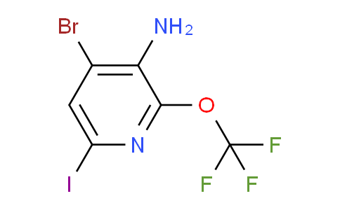 3-Amino-4-bromo-6-iodo-2-(trifluoromethoxy)pyridine