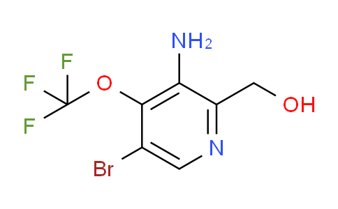 3-Amino-5-bromo-4-(trifluoromethoxy)pyridine-2-methanol
