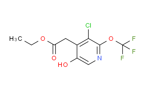 AM19585 | 1804549-11-8 | Ethyl 3-chloro-5-hydroxy-2-(trifluoromethoxy)pyridine-4-acetate