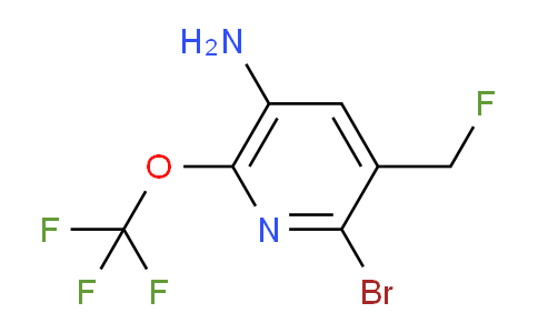 AM195860 | 1804035-98-0 | 5-Amino-2-bromo-3-(fluoromethyl)-6-(trifluoromethoxy)pyridine