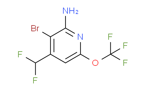 AM195864 | 1804583-84-3 | 2-Amino-3-bromo-4-(difluoromethyl)-6-(trifluoromethoxy)pyridine