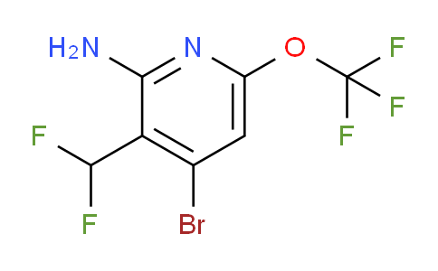 AM195869 | 1804610-61-4 | 2-Amino-4-bromo-3-(difluoromethyl)-6-(trifluoromethoxy)pyridine