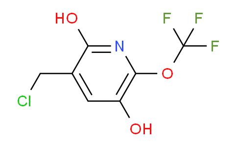 3-(Chloromethyl)-2,5-dihydroxy-6-(trifluoromethoxy)pyridine