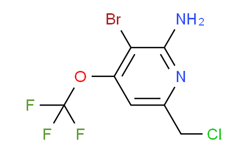 2-Amino-3-bromo-6-(chloromethyl)-4-(trifluoromethoxy)pyridine