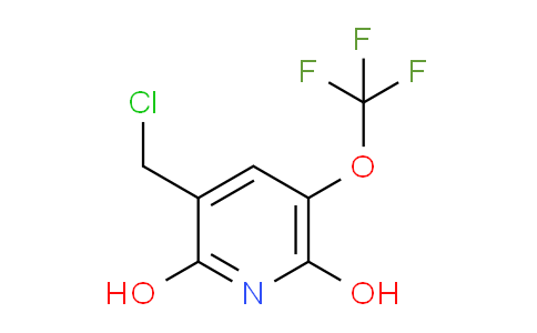 3-(Chloromethyl)-2,6-dihydroxy-5-(trifluoromethoxy)pyridine