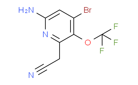 6-Amino-4-bromo-3-(trifluoromethoxy)pyridine-2-acetonitrile