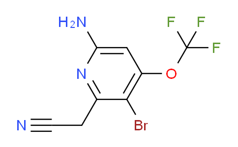 AM195925 | 1804454-92-9 | 6-Amino-3-bromo-4-(trifluoromethoxy)pyridine-2-acetonitrile