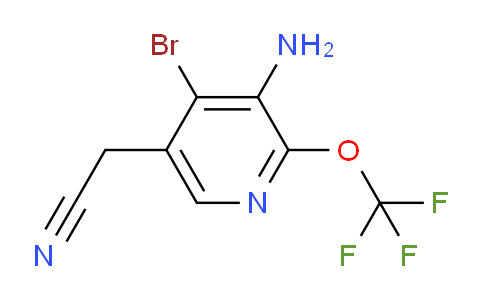 AM195939 | 1804523-39-4 | 3-Amino-4-bromo-2-(trifluoromethoxy)pyridine-5-acetonitrile