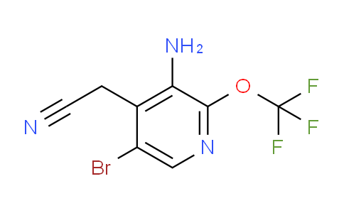 AM195942 | 1803925-90-7 | 3-Amino-5-bromo-2-(trifluoromethoxy)pyridine-4-acetonitrile