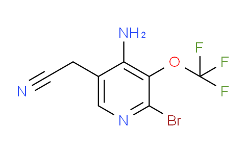 AM195945 | 1804611-46-8 | 4-Amino-2-bromo-3-(trifluoromethoxy)pyridine-5-acetonitrile