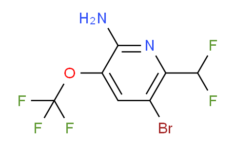 AM195974 | 1804610-70-5 | 2-Amino-5-bromo-6-(difluoromethyl)-3-(trifluoromethoxy)pyridine