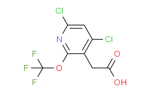 4,6-Dichloro-2-(trifluoromethoxy)pyridine-3-acetic acid