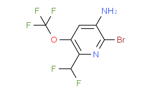 AM195984 | 1806183-68-5 | 3-Amino-2-bromo-6-(difluoromethyl)-5-(trifluoromethoxy)pyridine