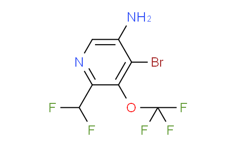 AM195988 | 1803675-86-6 | 5-Amino-4-bromo-2-(difluoromethyl)-3-(trifluoromethoxy)pyridine