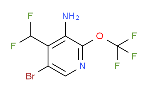 AM195991 | 1804016-43-0 | 3-Amino-5-bromo-4-(difluoromethyl)-2-(trifluoromethoxy)pyridine