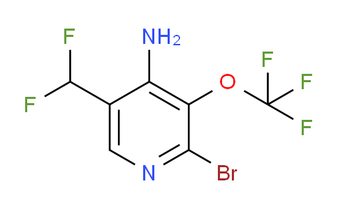 AM195995 | 1803675-90-2 | 4-Amino-2-bromo-5-(difluoromethyl)-3-(trifluoromethoxy)pyridine