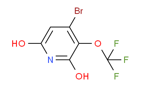 4-Bromo-2,6-dihydroxy-3-(trifluoromethoxy)pyridine