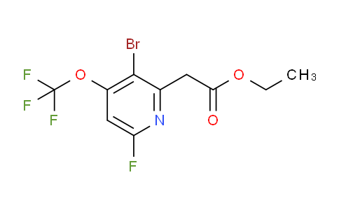 AM19609 | 1804678-58-7 | Ethyl 3-bromo-6-fluoro-4-(trifluoromethoxy)pyridine-2-acetate