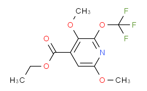 Ethyl 3,6-dimethoxy-2-(trifluoromethoxy)pyridine-4-carboxylate
