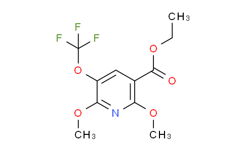 Ethyl 2,6-dimethoxy-3-(trifluoromethoxy)pyridine-5-carboxylate