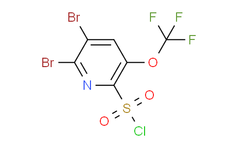 2,3-Dibromo-5-(trifluoromethoxy)pyridine-6-sulfonyl chloride