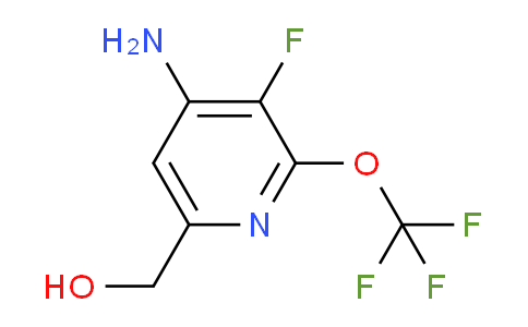 4-Amino-3-fluoro-2-(trifluoromethoxy)pyridine-6-methanol